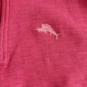 Red Quarter-Zip Pullover